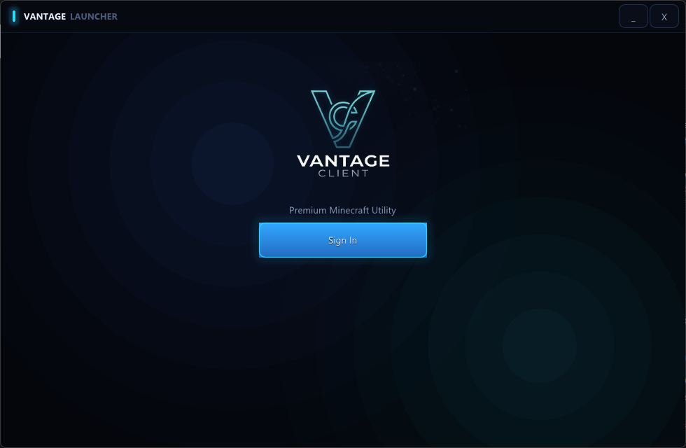 Vantage launcher